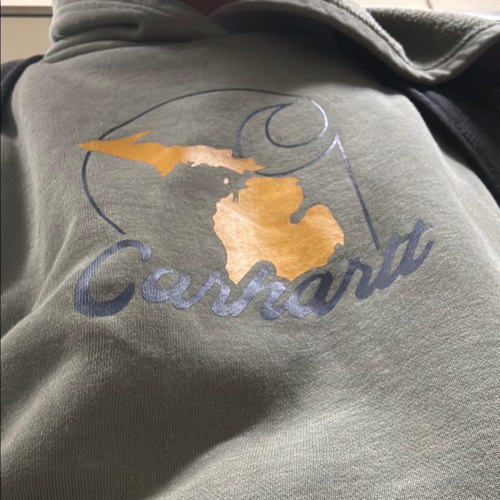 Carhartt Green Crewneck Sweater with Soft Fabric
